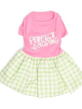 YOULY Perfect Is Boring Pet Dress XS